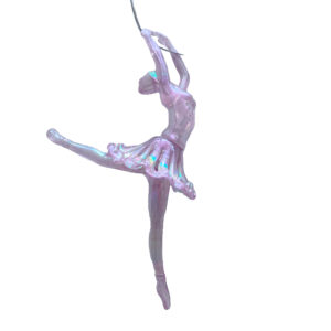Acrylic Ballerina Iridescent Pink