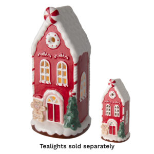 Ceramic Candy House Red Small