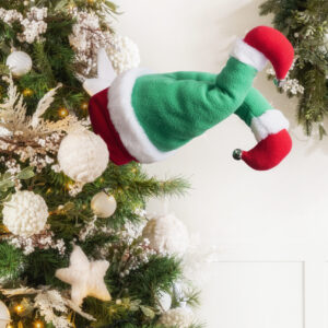 Elf Legs Kicking Clip-On w/Bells