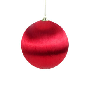 Baubles 150mm Satin Wrap Red