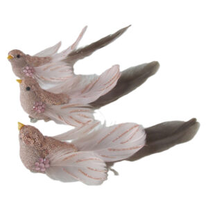 Bird Pink Clip On