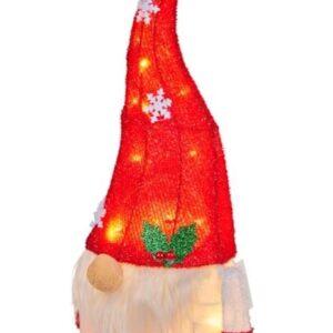Christmas Gnome Display with Lights