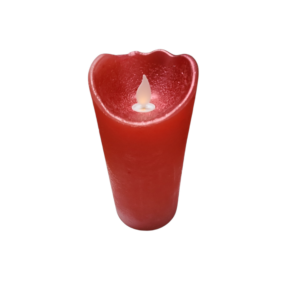 Beacon LED Wax Pillar Red SML