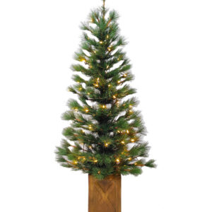 The Oxford Potted Pine Pre-Lit (4ft)120cm