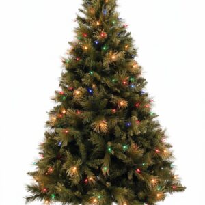 Dew Drop Pine Tree 7ft (213cm) Prelit