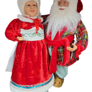 Mr & Mrs Claus 40cm