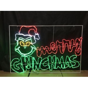 Merry Grinchmas-LED Frame 150cm