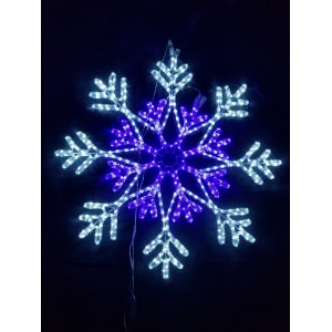 Snowflake 8 point 80cm-LED Frame