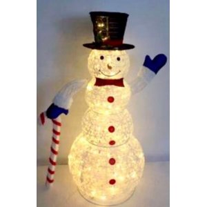 Snowman 120cm Lighted foldable