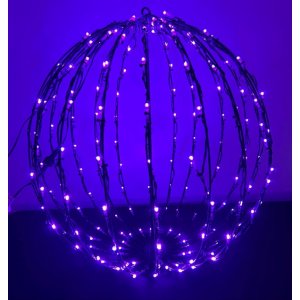 Sphere 40cm Hanging Purple
