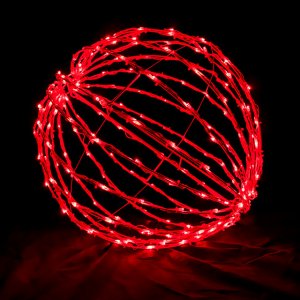 Sphere 40cm Hanging Red