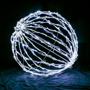 Sphere 40cm Hanging White