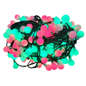 Ball String Lights 20M Red Green