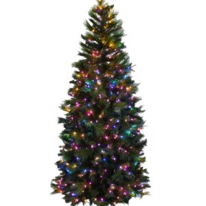 Majestic Pine Tree 7ft (213cm) Prelit Slim