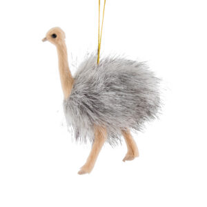 Hanging Ornament Faux Fur Emu