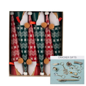 Christmas Crackers - Santa with Pom Pom