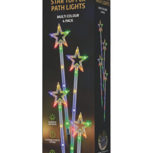 Solar LED Path Lights Star 55cm