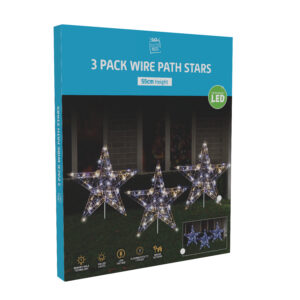 LED Path Lights Starry Wire Star