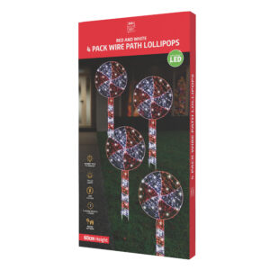 LED Path Lights Starry Wire Lollipop