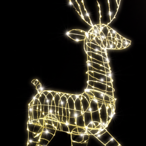 LED Giant Flexi Wrap Reindeer 180cm