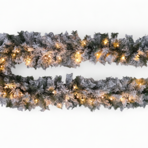 Garland Majestic Pine 9' (270cm) Prelit Flocked