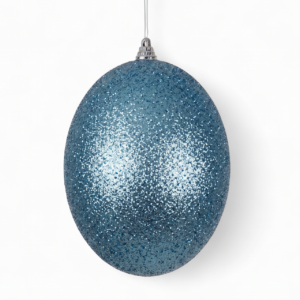Bauble 200mm Artic Blue Glitter