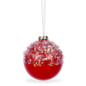 Baubles 100mm Coral Sherbet