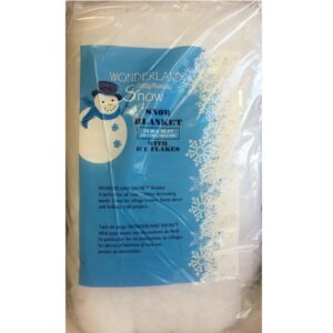 Snow Blanket with ice flake