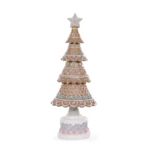 Elaborate Pastel Gingerbread Tree 32.5cm