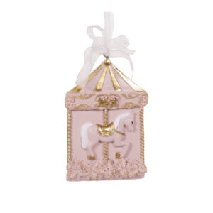 Hanging Exquisite Pink Carousel