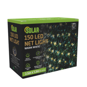 Solar Net Lights 150 Warm White