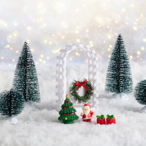 Christmas Decoration Scene 9pc Set