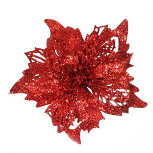 Poinsettia Clip Glitter