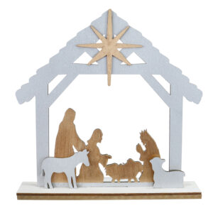 Nativity Silhouette Table Deco
