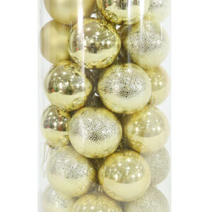 Baubles 60mm 30pk Gold