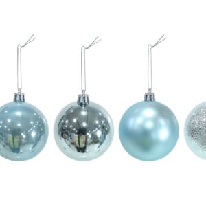 Baubles 60mm 30pk Blue
