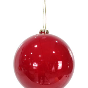 Baubles 150mm Pearl Red