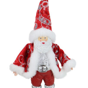 Mini Standing Santa Glitzy 18cm