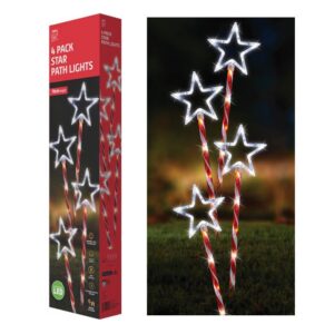 LED Path Lights Candy Star 4PK