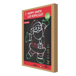 LED Ropelight Happy Santa