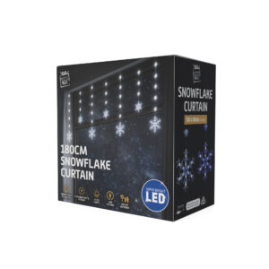 LED Snowflake Curtain
