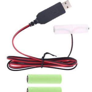 USB Battery Eliminator 3pk AA