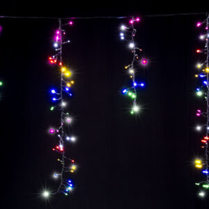 LED Dancing Cluster Multicolour Icicles