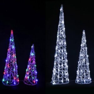 LED Acrylic Cone Tree