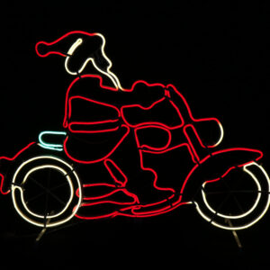 LED Flexi Strip Santa Motorbike Flash