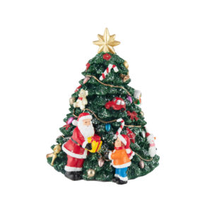 Revolving Musical Christmas Tree Resin