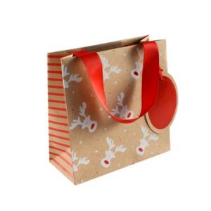 Gift Bag Small Rudolph