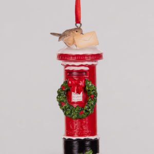 Hanging Ornament London Mailbox 11cm