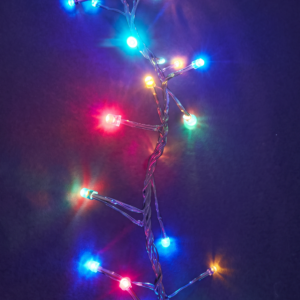 Cluster Lights with Waterfall Effect 20M - Multicolour